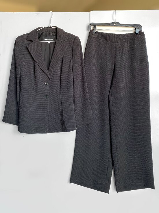 Giorgio Armani | Jackets & Coats | Giorgio Armani Vintage 9 Black